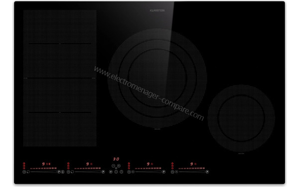 KLARSTEIN Masterzone 77 Hybrid Noir - Vue du dessus