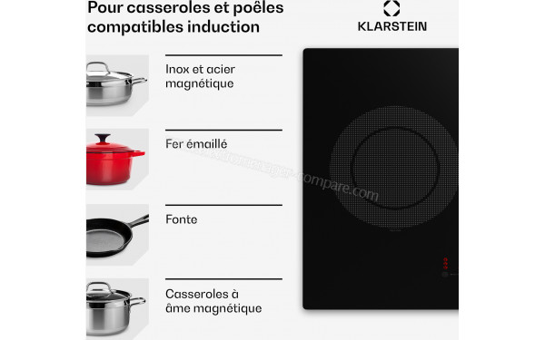 KLARSTEIN Masterzone Slim Round Noir - Mise en situation