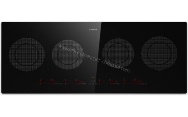 KLARSTEIN Masterzone Slim Round Noir - Vue du dessus