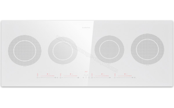 KLARSTEIN Masterzone Slim Round Blanc - Vue du dessus