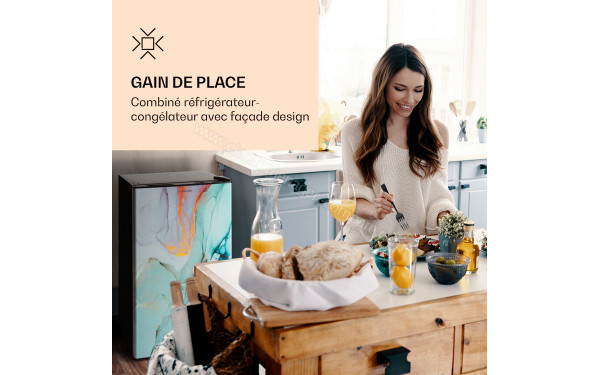 KLARSTEIN CoolArt 79 L Pastel 2024 - Mise en situation