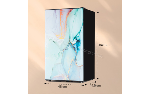 KLARSTEIN CoolArt 79 L Pastel 2024 - Dimensions