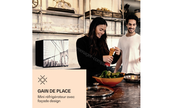 KLARSTEIN CoolArt 45 L Cool City 2024 - Mise en situation