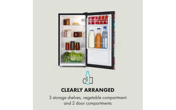 KLARSTEIN Cool Vibe 88 L - Vue de l'int&eacute;rieur