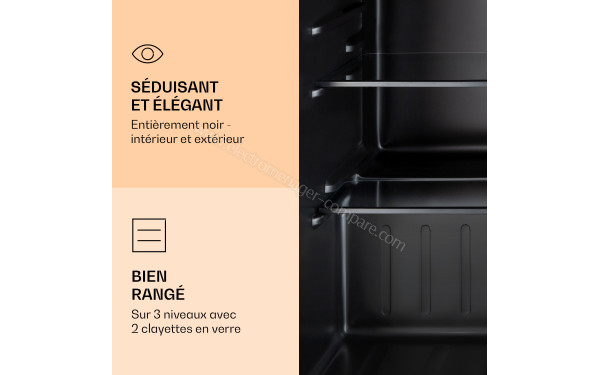 KLARSTEIN Obsidian 72 L Noir 2024 - Clayettes