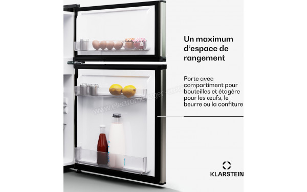 KLARSTEIN Big Daddy Cool 86 L Argent - Balconnets