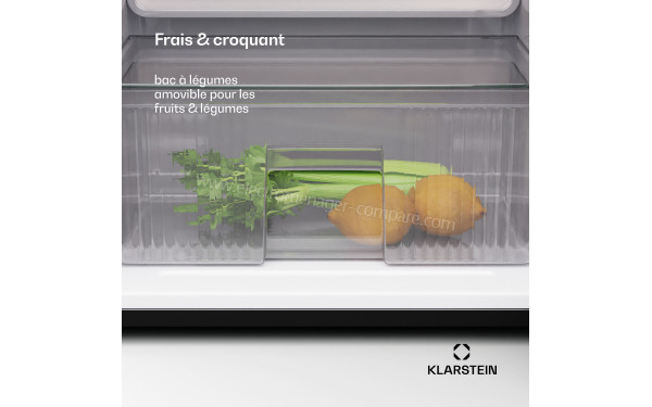 KLARSTEIN Big Daddy Cool 86 L Argent - Bac fra&icirc;cheur