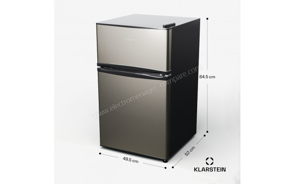 KLARSTEIN Big Daddy Cool 86 L Argent - Dimensions
