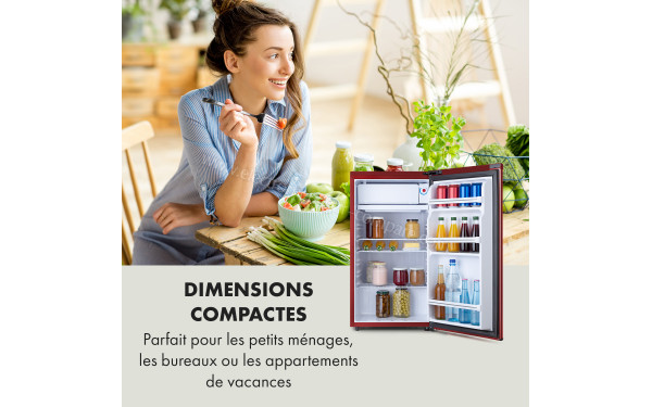 KLARSTEIN Yummy 90 L Rouge 2024 - Vue de l'int&eacute;rieur