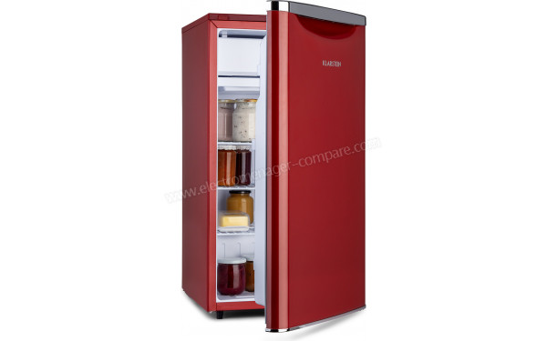 KLARSTEIN Yummy 90 L Rouge 2024 - Vue 3/4 gauche