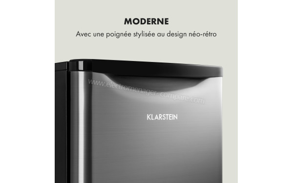 KLARSTEIN Yummy 45 L Argent 2024 - Zoom sur la poign&eacute;e int&eacute;gr&eacute;e