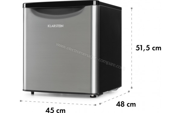 KLARSTEIN Yummy 45 L Argent 2024 - Dimensions