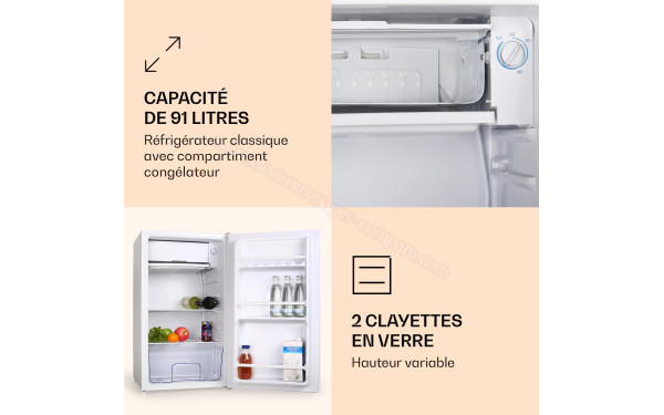 KLARSTEIN Delaware 93L Blanc - Mise en situation