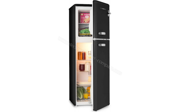 KLARSTEIN Audrey 138 L Noir - Vue 3/4 gauche