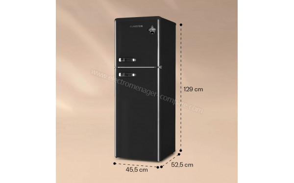 KLARSTEIN Audrey 138 L Noir - Dimensions