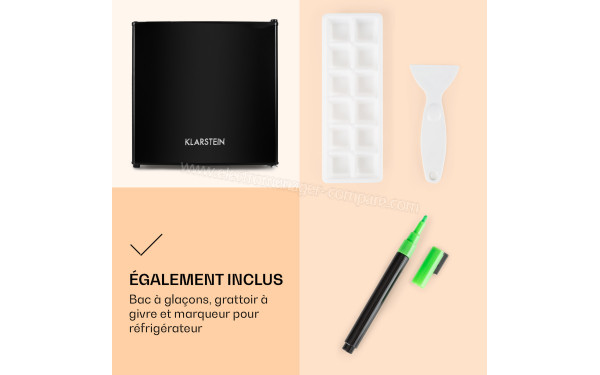 KLARSTEIN Spitzbergen Aca Noir 2024 - Vue de face