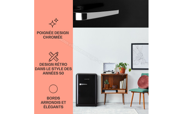 KLARSTEIN Audrey 70 L Noir 2024 - Zoom sur la poign&eacute;e