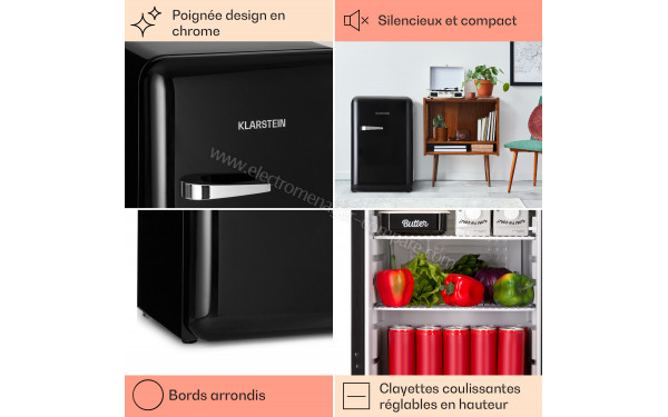 KLARSTEIN Audrey 70 L Noir 2024 - Mise en situation