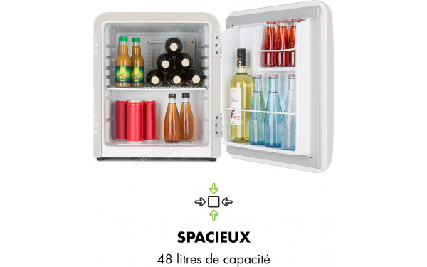 KLARSTEIN Audrey Mini 48 L Cr&egrave;me 2024 - Vue de l'int&eacute;rieur