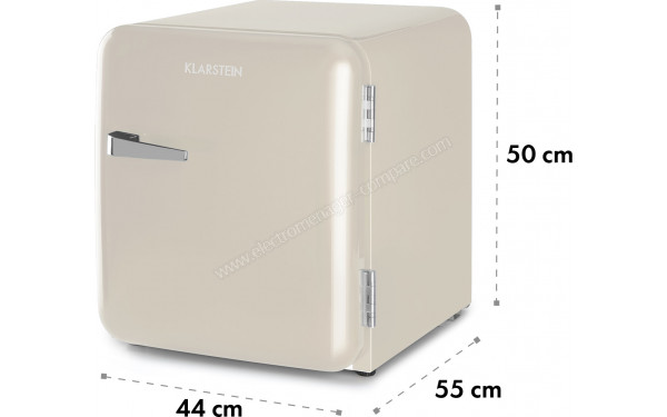 KLARSTEIN Audrey Mini 48 L Cr&egrave;me 2024 - Dimensions