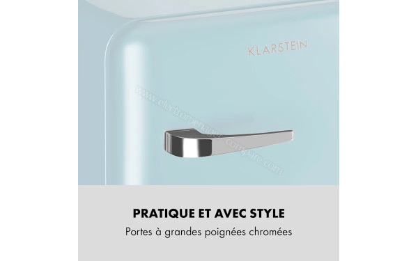 KLARSTEIN Audrey Mini 48 L Bleu 2024 - Zoom sur la poign&eacute;e