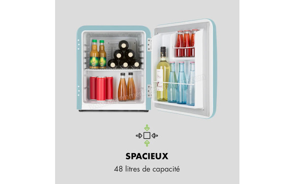 KLARSTEIN Audrey Mini 48 L Bleu 2024 - Vue de l'int&eacute;rieur