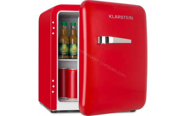 KLARSTEIN Audrey Mini 48 L Rouge 2024 - Vue 3/4 gauche