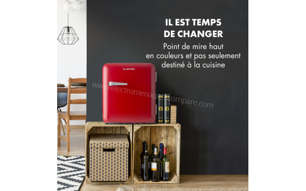 KLARSTEIN Audrey Mini 48 L Rouge 2024 - Mise en situation