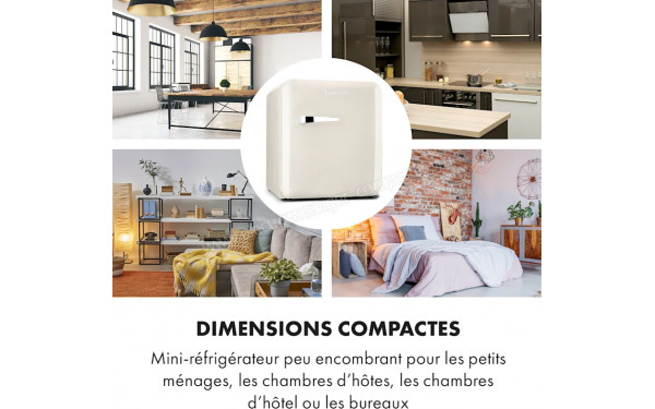 KLARSTEIN Audrey Mini 2 en 1 Cr&egrave;me 2024 - Mise en situation