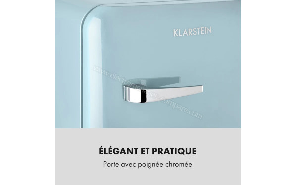 KLARSTEIN Audrey Mini 2 en 1 Bleu 2024 - Zoom sur la poign&eacute;e