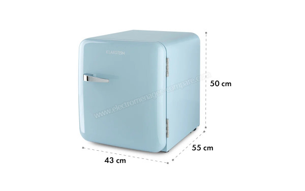 KLARSTEIN Audrey Mini 2 en 1 Bleu 2024 - Dimensions