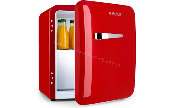 KLARSTEIN Audrey Mini 2 en 1 Rouge 2024 - Vue 3/4 gauche