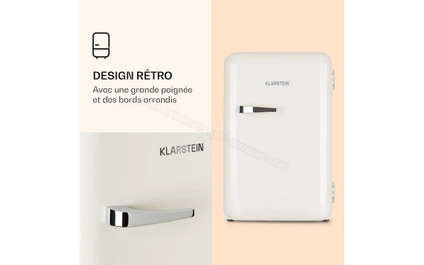 KLARSTEIN Audrey 70 L Cr&egrave;me 2024 - Zoom sur la poign&eacute;e