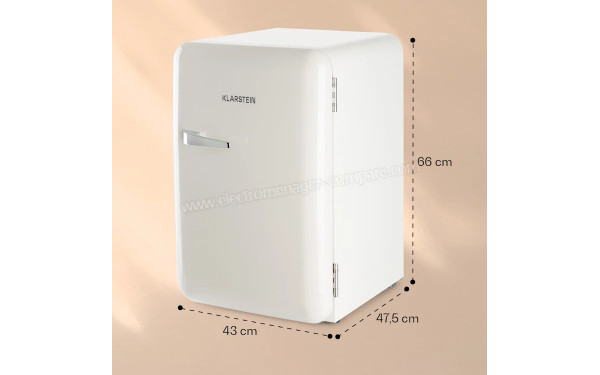 KLARSTEIN Audrey 70 L Cr&egrave;me 2024 - Dimensions