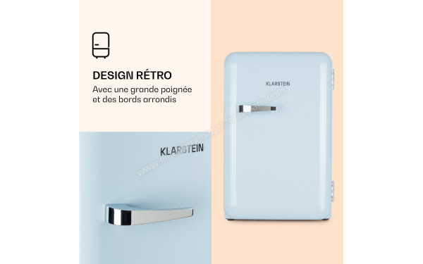 KLARSTEIN Audrey 70 L Bleu 2024 - Zoom sur la poign&eacute;e