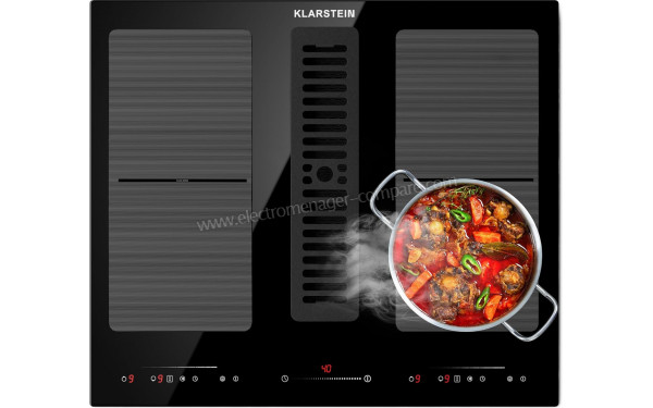 KLARSTEIN Full House 60 Down Air System Noir - Vue du dessus