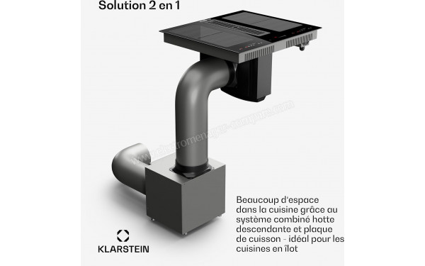 KLARSTEIN Full House 60 Down Air System Noir - Mise en situation