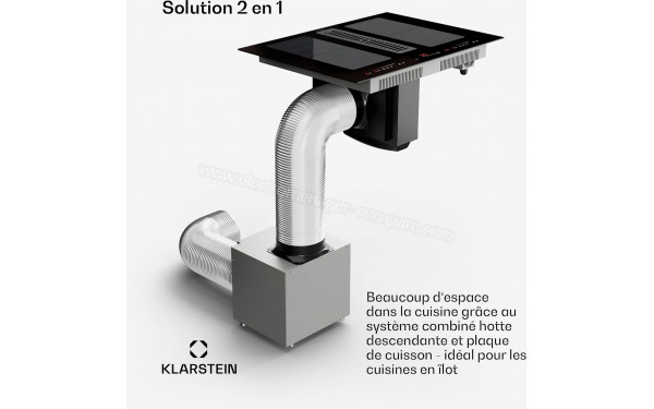 KLARSTEIN Full House 72 Down Air System Noir - Mise en situation