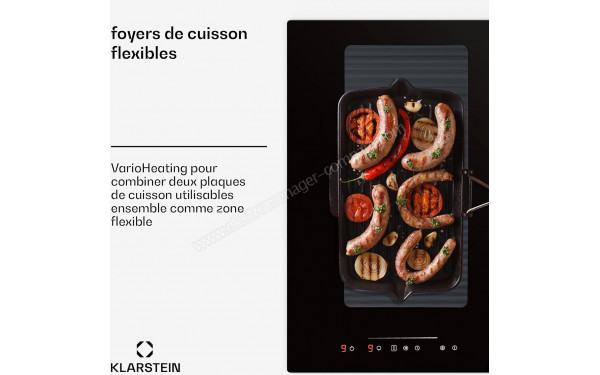 KLARSTEIN Full House 72 Down Air System Noir - Zones flexibles