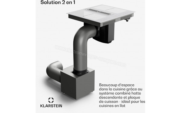 KLARSTEIN Full House 60 Down Air System Blanc - Mise en situation