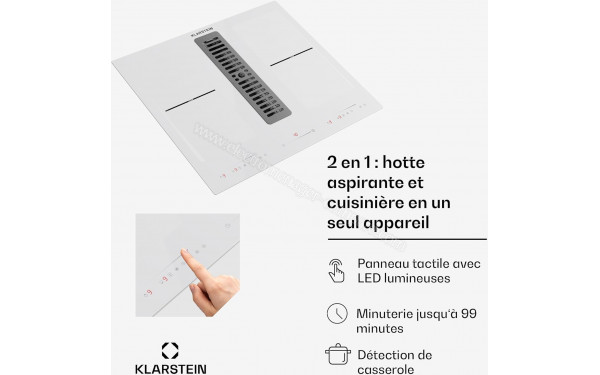 KLARSTEIN Full House 60 Down Air System Blanc - &Eacute;cran tactile