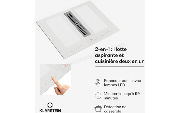 KLARSTEIN Full House 72 Down Air System Blanc - &Eacute;cran tactile