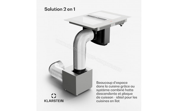 KLARSTEIN Full House 72 Down Air System Blanc - Mise en situation