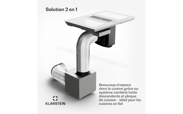 KLARSTEIN Full House 77 Down Air System Blanc - Mise en situation