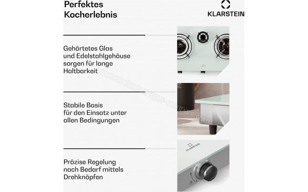 KLARSTEIN Barzona 3 Blanc - Mise en situation