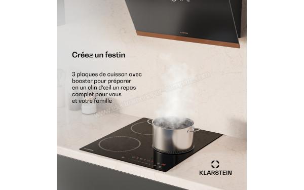 KLARSTEIN Delicatessa 45 Noir - Appareil encastr&eacute;