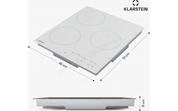 KLARSTEIN Delicatessa 45 Blanc - Dimensions