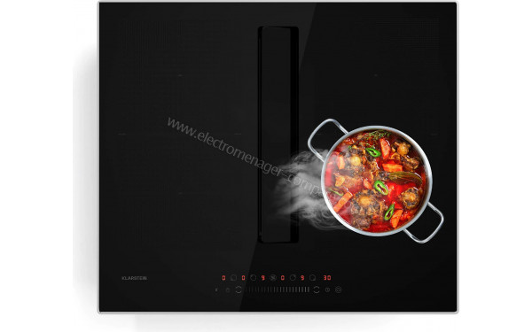 KLARSTEIN Chef-Fusion Prime Down Air System Noir - Vue du dessus