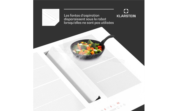 KLARSTEIN Chef-Fusion Down Air System 72 Blanc - Mise en situation
