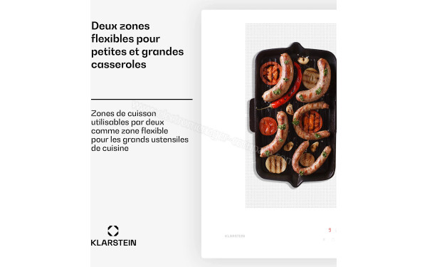 KLARSTEIN Chef-Fusion Down Air System 72 Blanc - Mise en situation